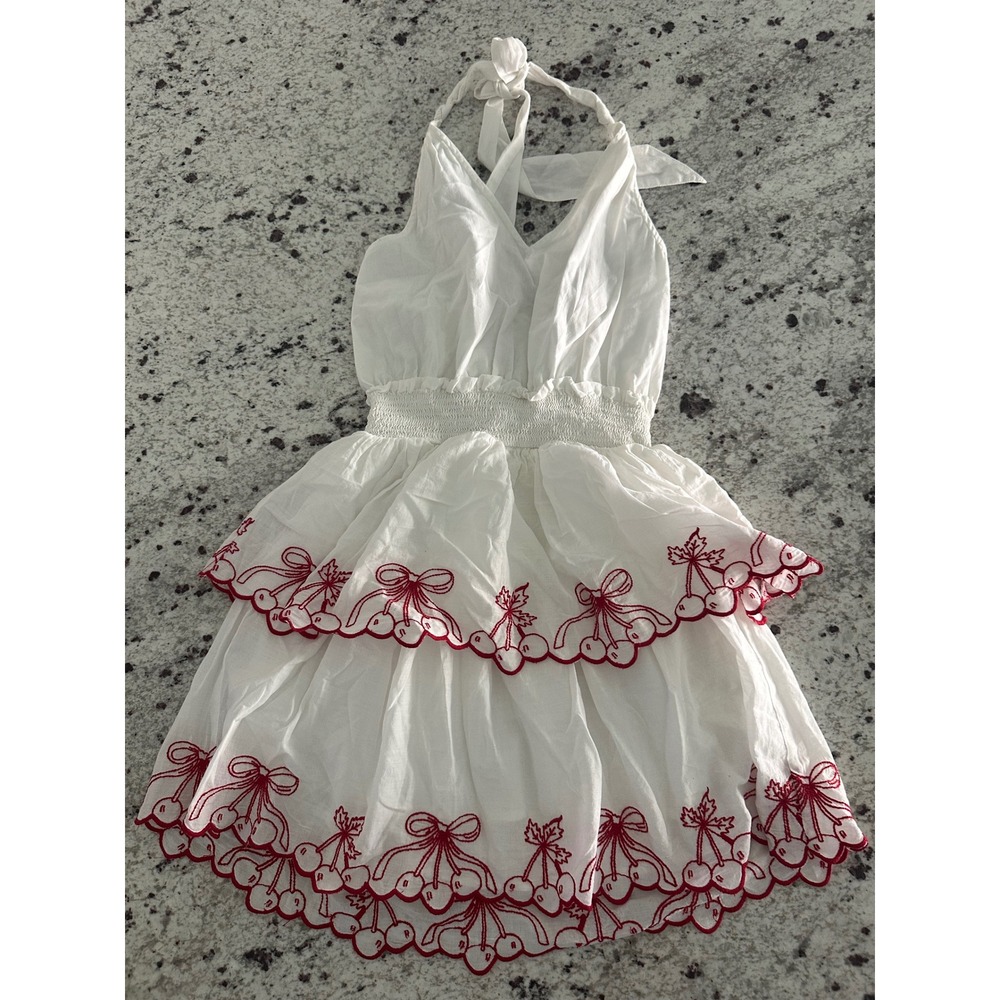 LoveShackFancy Dormina White Girls  Dress sz 12
